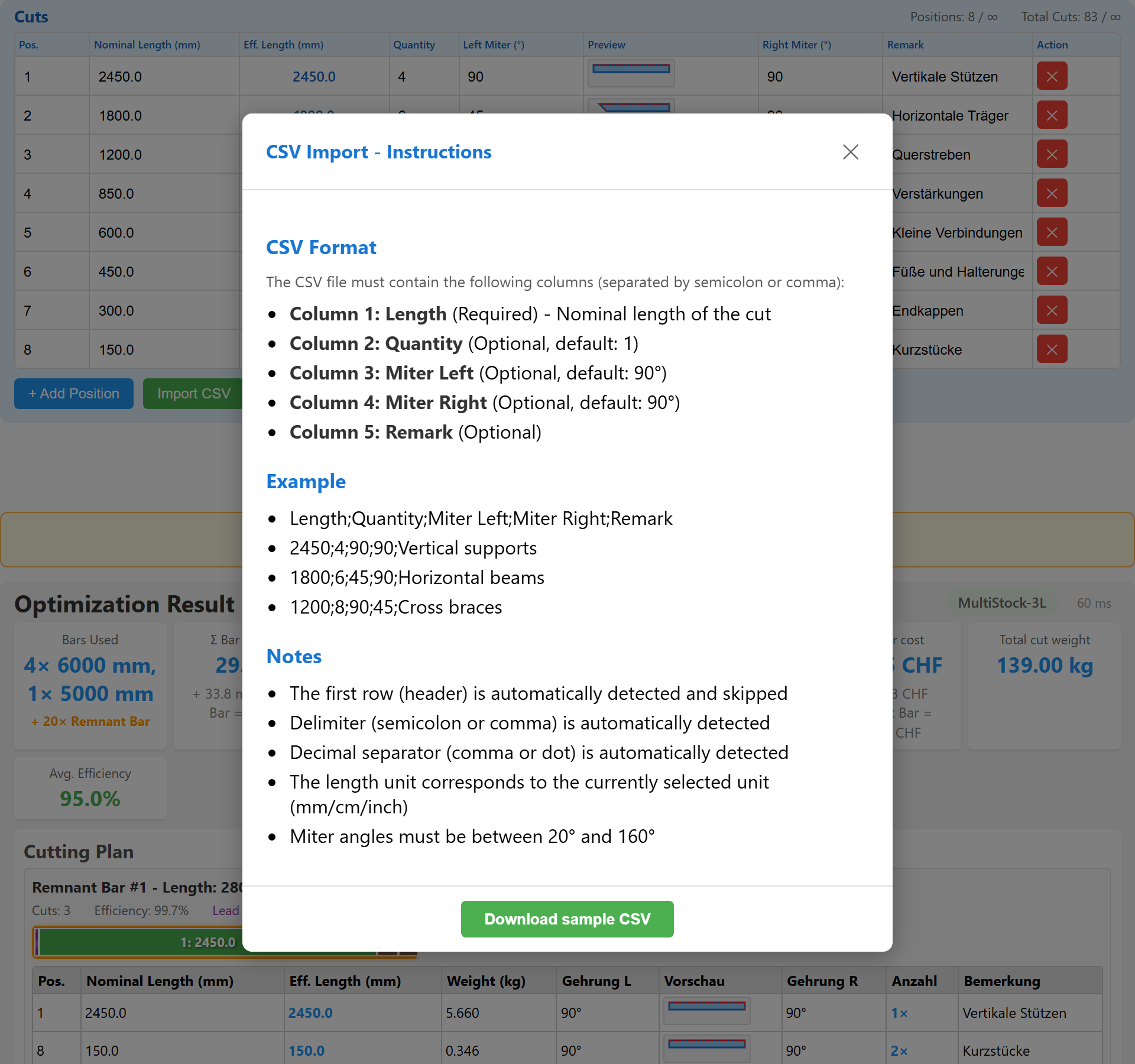 CSV Import